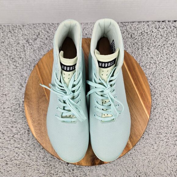 Nobull Project Mens 11 Outwork Blue Glass High Top Athletic Gym Training Shoe - Picture 5 of 13